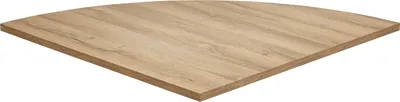 Produktbild von Schreibtischplatte >CALVIA 3< in Alteiche Nachbildung - 80x2,2x80cm (BxHxT)