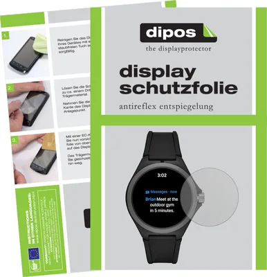 Produktbild von 6x Schutzfolie für Puma PT9100 Smartwatch matt Displayschutzfolie Folie Display Schutz dipos