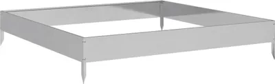 Produktbild von vidaXL Hochbeet 100x100x18,5 cm Verzinkter Stahl