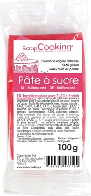 Zdjęcie produktu dla Ciasto cukrowe - czerwony fuksja 100g