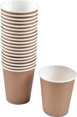 Image de Set de 20 gobelets en carton Kraft