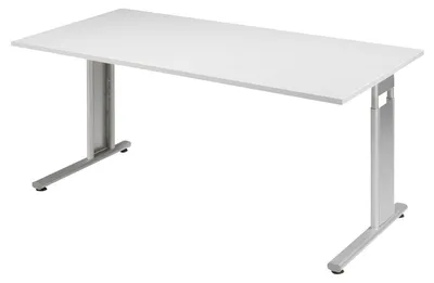 Zdjęcie produktu dla Geramöbel biurko Lisbon 160 X 80 jasnoszary/srebrny