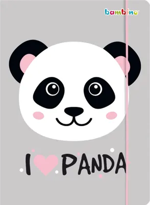 Zdjęcie produktu dla Teczka z gumką A4, MIX I Bambino Premium Panda