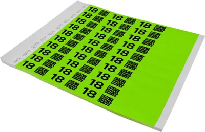 Obrázek produktu pro CombiCraft Nepij a řiď 18+ Náramky TYVEK© - za 100 kusů