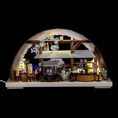 Produktbild von Schwibbogen Hofbräuhaus (43x30cm) von RATAGS Holzdesign