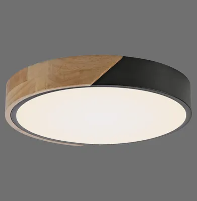 Produktbild von JUST LIGHT BILA LED Deckenleuchte Warmweiss 24W schwarz 14288-18