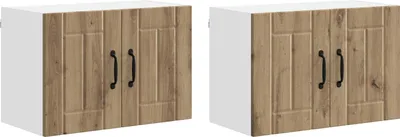 Zdjęcie produktu dla Szafka ścienna LUCCA 2 pcs Dąb artisan 60 x 31 x 40 cm
