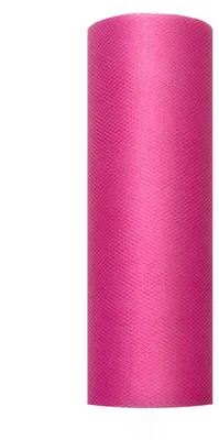 Produktbild von Tüll Tischläufer | 9 m x 15/30 cm 9 m x 15 cm Pink
