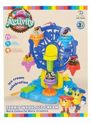 Produktbild von Mega Creative Eisdiele Karussell Knete-Set mit Zubehör