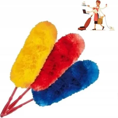 Produktbild von Staubbürste, 60 cm, elektrostatischer Spinnwebenreiniger, hergestellt in Italien