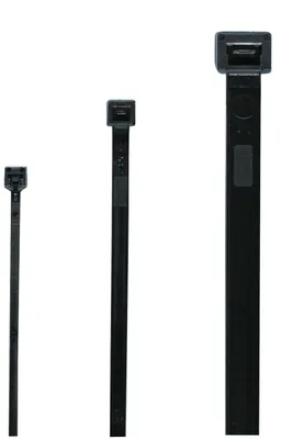 Obrázek produktu pro Cimco kabelové svazky, černé, RAL 9011, 4,5 mm x 280 mm, balení po 100 ks.