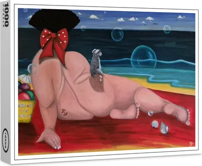 Produktbild von raxxa Premium-Puzzle "StrandGedanken a.d.R. WeibsBild", 1000 Teile