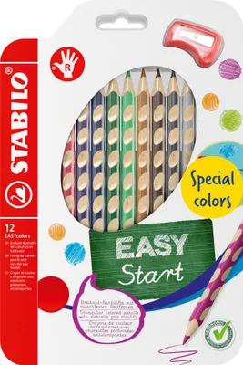 Produktbild von STABILO Dreikant-Buntstifte EASYcolors R 12er Etui für Rechtshänder