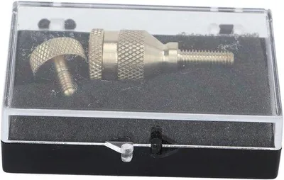 Produktbild von Saxophonschraube, 2 Stück - Metallschraube - Kompatibel mit Sopran-, Tenor- und Alt-Saxophon - Verschleißfest - Aufbewahrungsbox - Einfache Installation - Saxophonschraube