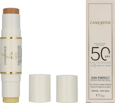 Produktbild von Lancaster Sun Perfect, Sonnenschutzstift, Gesicht & Körper, Stab, Anti-Aging, Anti-Falten, Feuchtigkeitsspendend, Schutz, Jeder Hauttyp, 12 g