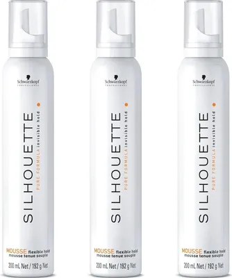Produktbild von Silhouette Flexible Hold Mousse 3x200 ml