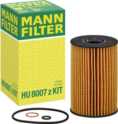 Produktbild von Ölfilter MANN-FILTER HU 8007 z KIT Filtereinsatz für BMW 5 Touring (F11) 5 Limousine (F10) X5 (E70) 5 Limousine (G30, F90) X5 (F15, F85) 7