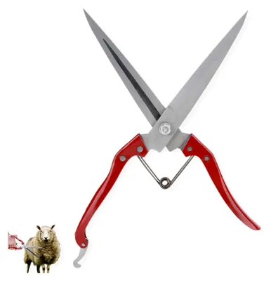 Produktbild von Manuelle Schafschere und Wolltrimmer aus Edelstahl, multifunktionale Handschere für Schafe und Ziegen, 30 cm