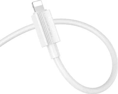 Zdjęcie produktu dla Kabel USB C do Lightning Hoco PD 27W 1 m X107 biały