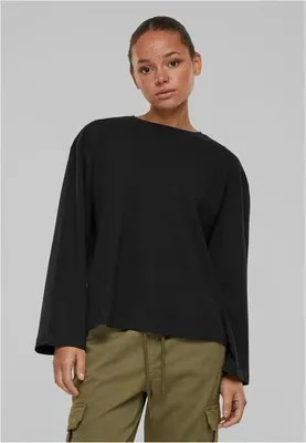 Immagine prodotto di Maglietta da donna a maniche lunghe Urban Classics Ladies Organic Oversized Longsleeve black - M
