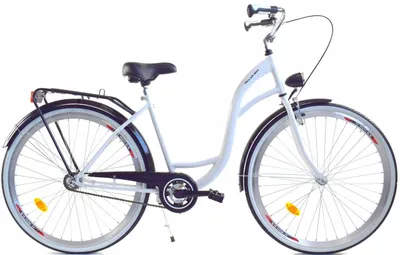 Zdjęcie produktu dla Rower Dallas City 26" 1spd - biały z czarnym
