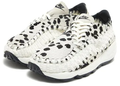 Produktbild von Nike Air Footscape Woven PRM White Cow Print (Women's) - EU 35.5