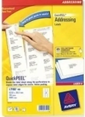 Produktbild von Avery - Etikett L7162-40 99,1 x 33,9 mm weiß 640 Etiketten