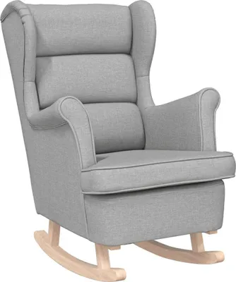 Produktbild von vidaXL Schaukelsessel Wolkengrau 74x90x102 cm Stoff