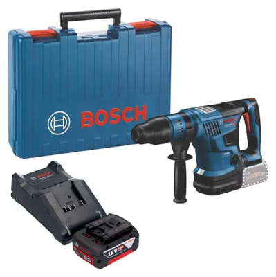 Zdjęcie produktu dla Wiertarko-udarowa akumulatorowa Bosch GBH 18V-36 C Professional 18 V 7 J SDS max Brushless + 1x akumulator 5,0 Ah + ładowarka + walizka
