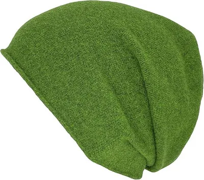 Kopka NeRo Beanie Rollrandmütze aus Walkstrick in grün