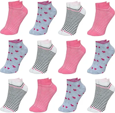 Produktbild von 12 Paar Kurzsocken - Mix- Mehrfarbig- 25-28 Modell 3