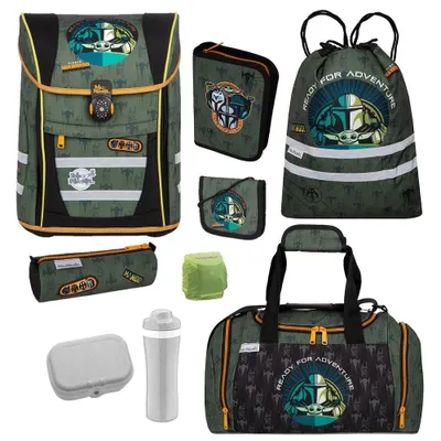 Produktbild von McNeill Schulranzen THE MANDALORIAN 9tlg. Set mit Sporttasche