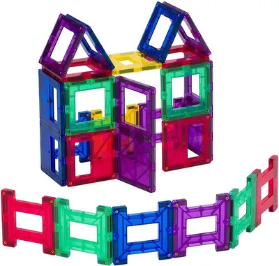 Image de Playmags Set d'accessoires pour carreaux magnétiques 3D - 24 pièces