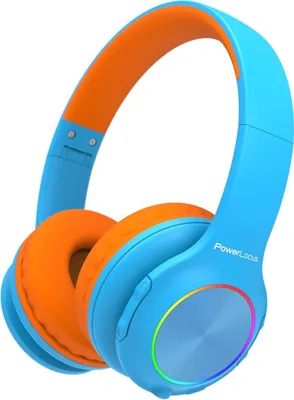 Produktbild von Kinder Kopfhörer Kabellos mit LED-Leuchten und 94DB Lautstärkebegrenzung, Klappbare Kopfhörer, HD Stereo, Micro SD,Eingebautes Mikrofon für Schule
