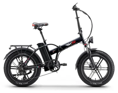 Immagine prodotto di Fat Bike Elettrica Skyjet Nero M Bici Elettrica Pedalata Assistita Pieghevole Autonomia 30-50 km Nero