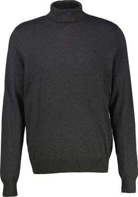 Produktbild von LERROS Pullover mit Rollkragen aus feinem Flachstrick und Rippstrick am Kragen