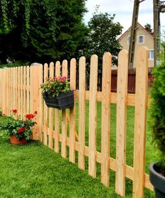 Zdjęcie produktu dla Ogrodzenie ogrodowe 150cm x 100m długości z modrzewia syberyjskiego