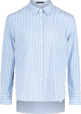 Produktbild von Bluse Lang 1/1 Arm 1880 White/Blue Größe 46