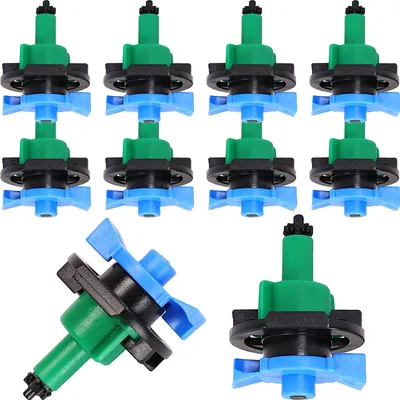 Image de Goutteur Micro Mini, goutteur à 360°, débit 34 l/h, pour système d'arrosage, lot de 10 pièces.
