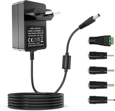Produktbild von 24 V, 0,5 A, 500 mA Netzteil - 100 V bis 240 V AC zu DC, 24 Volt Wandler