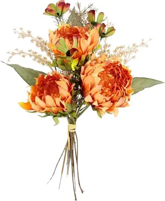 Produktbild von Famanu Kunstblumen Protea 43 cm - Orange