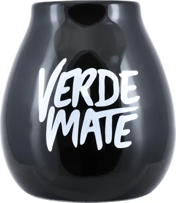 Immagine prodotto di Tazza mate in Vetroceramica Verde Mate - nero - 350ml