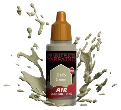 Imagen del producto de Pintura para aerógrafo, color verde "Drab", para modelismo – acrílica, 18 ml