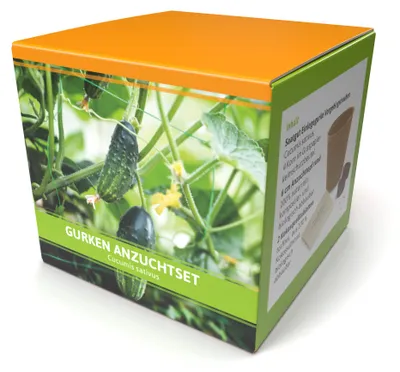 Produktbild von Anzuchtset Gurken | Anzuchtsets für Werbezwecke von FLORTUS