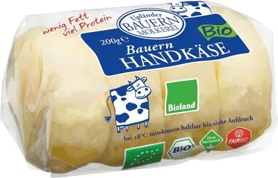Produktbild von Upländer Bauernmolkerei Bauern Handkäse ohne Kümmel -- 200g