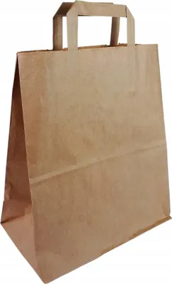 Zdjęcie produktu dla Torby cateringowe 32 x 16 x 42 cm, 25 sztuk brązowe