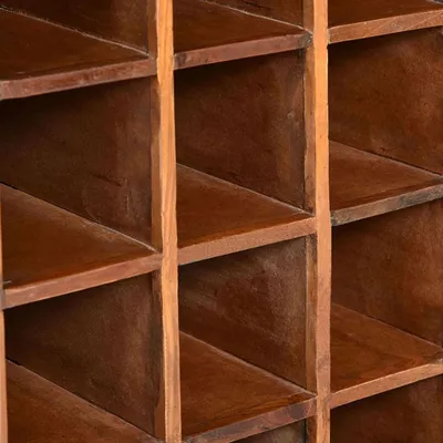 Immagine prodotto di Portabottiglie per 16 bottiglie in legno massiccio di recupero