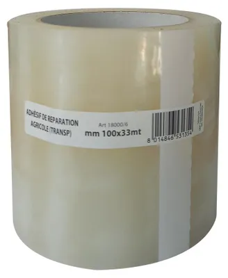 Produktbild von Reparaturband für Planen und Gewächshäuser – 100 mm x 33 m – Transparent