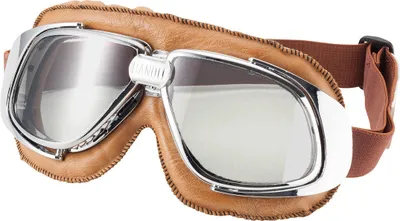 Image de Lunettes de moto Bandit Classic, marron/légèrement teintées, taille unique