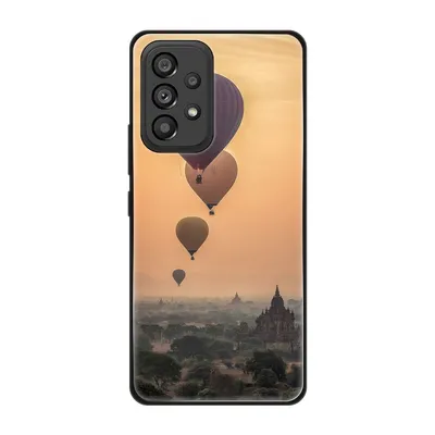 Produktbild von König Design Hülle kompatibel mit Samsung Galaxy A53 5G Kunststoff Soft Handyhülle - Handy Case Heißluftballons